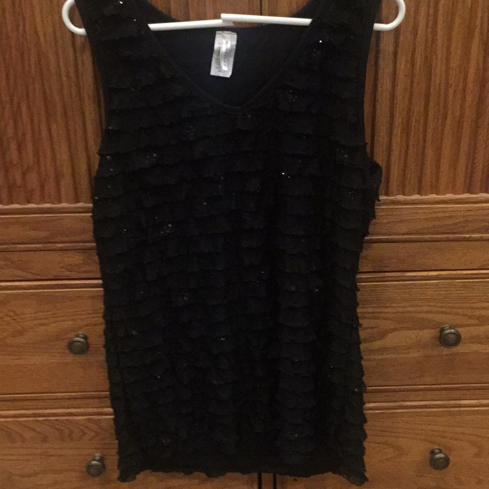 Ruffled tank top